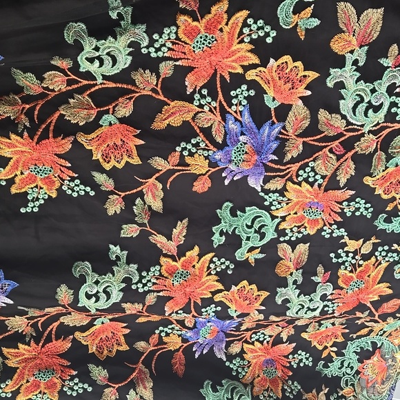 Soft Surroundings Floral Embroidered Maxi Skirt - Picture 4 of 8